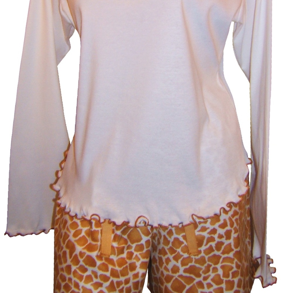 Colorful Giraffe Boxer Pajama